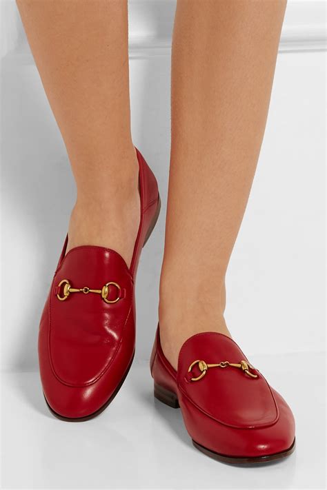 cheap red gucci loafers|gucci suede loafers women.